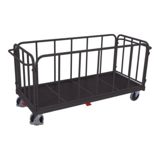 VARIOfit Vierwandwagen mit senkrechten Streben RAL 7016