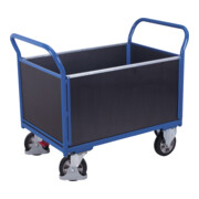 VARIOfit Schwerlast-Vierwandwagen mit Siebdruckplatte, Traglast 1000kg