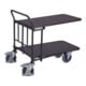 VARIOfit Wagen 2 Ladeflächen Siebdruckplatte RAL 7016