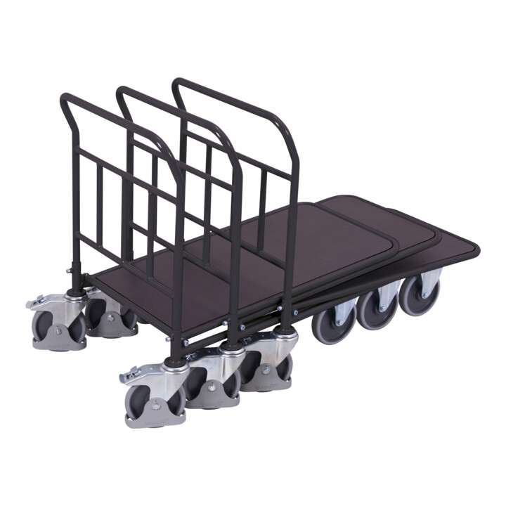 VARIOfit Wagen Ladefläche Siebdruckplatte RAL 7016