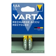 Varta Accu Rechargeable Recycled AAA 1,2V/800mAh/NiMH 56813 Bli.2-2