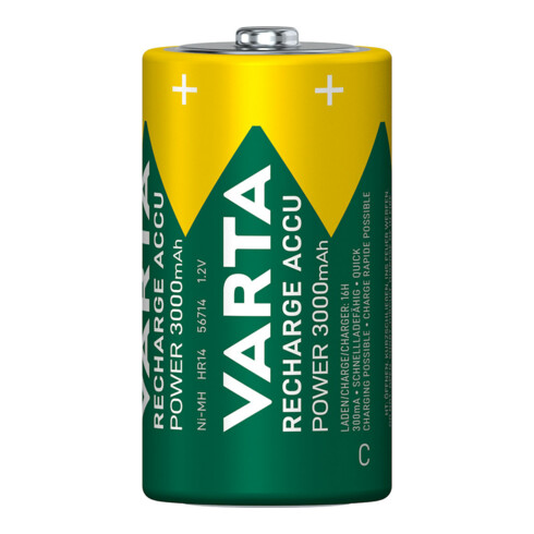Varta Akku RECH.ACCU C 2er Blister NiMH Kapazität 3000 mAh
