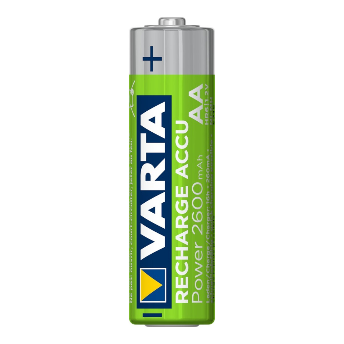 Varta Akkuzelle 1,2 V 2600 mAh R6-AA-Mignon HR6 2