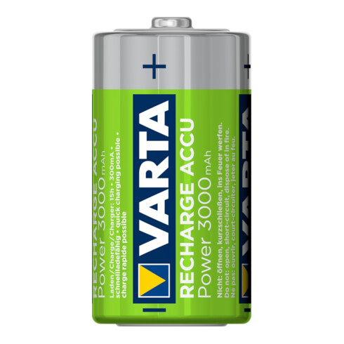 Varta Akkuzelle 1,2 V 3000 mAh R14-C-Baby HR14 2
