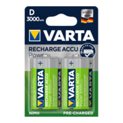 Varta Akkuzelle 1,2 V 3000 mAh R20-D-Mono HR20 2-1
