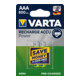 Varta Akkuzelle 1,2 V 800 mAh R03-AAA-Micro HR03 2-1