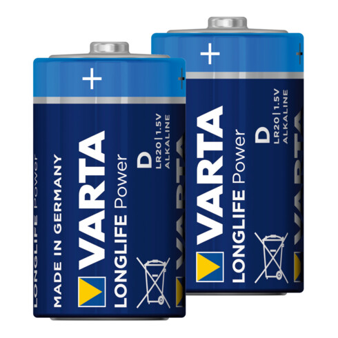 Varta Alkali-Mangan Batterien, Internationale Baugröße: LR20