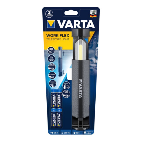 Varta Arbeitsleuchte Work Flex Telescope Light 18646101421