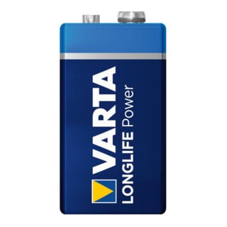 VARTA Batterie alcaline al manganese, Dim. internazionali: 6LR61