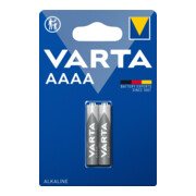 VARTA Batterie alcaline al manganese, Dim. internazionali: LR8D425-2