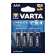 Varta Batterie Alkaline High Energy 1,5 V AAA-AM4-Micro 1260 mAh LR03 4903 4 St./Bl.-1
