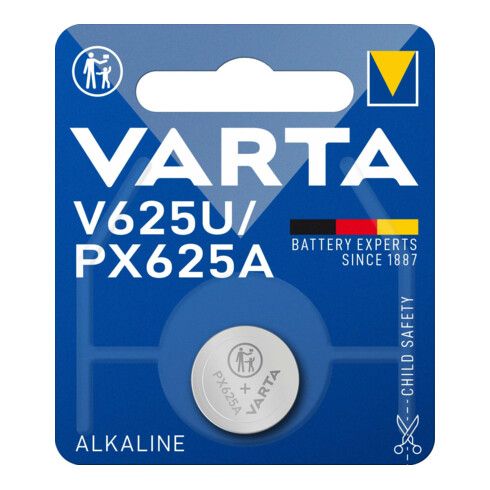 Varta Batterie Cons. Electronics 1,5V/120mAh/Al-Mn V 625 U Bli.1