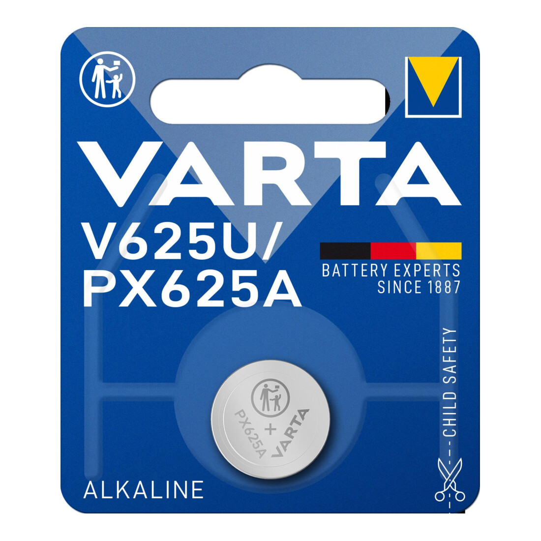 Varta Batterie Cons. Electronics 1,5V/120mAh/Al-Mn V 625 U Bli.1