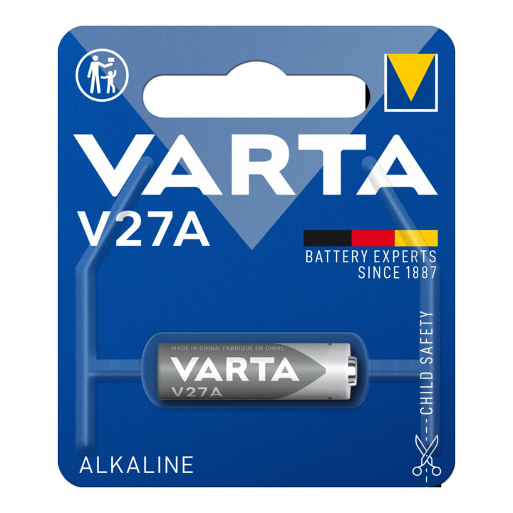 Varta Batterie Cons. Electronics 12 V/19 mAh/Al-Mn V 27 A Blister 1