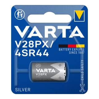 Varta Batterie Electronics 6,2 V/145 mAh/Argent V 28 PX Bli.1