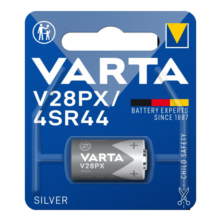 Varta Batterie Electronics 6,2 V/145 mAh/Argent V 28 PX Bli.1
