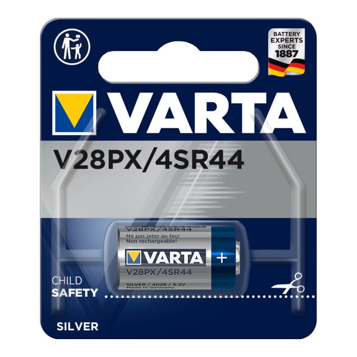 Varta Batterie Electronics 6,2 V/145 mAh/Argent V 28 PX Bli.1