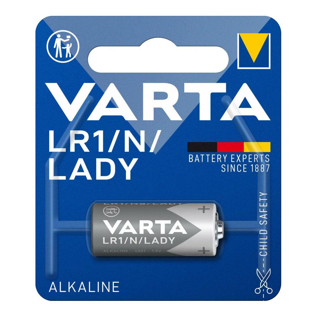 Varta Batterie Electronics LR1/N/Lady/Al-Mn 4001 Bli.1