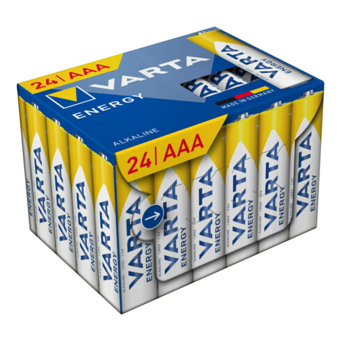 Varta Batterie Energy AAA 24er Cube Alkaline