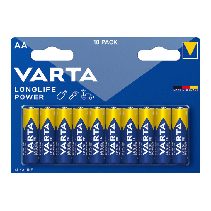 VARTA Batterie High Energy 10x AA 2900 mAh