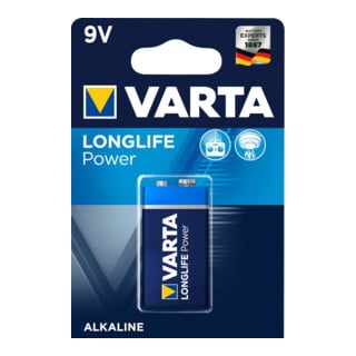 Varta Batterie High Energy 9V E-Block 550mAh V-ALK04922