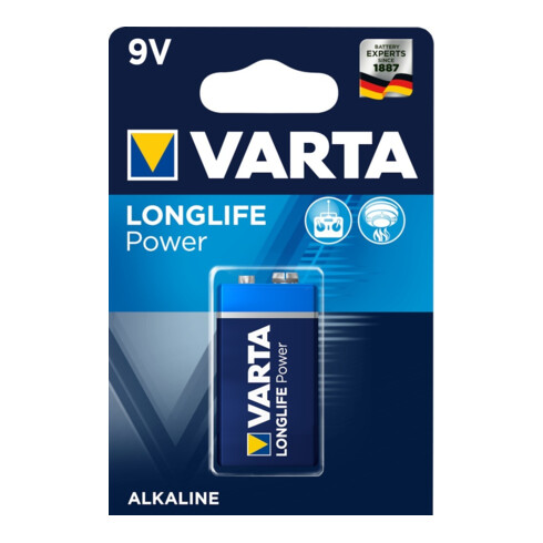 Varta Batterie High Energy 9V E-Block 550mAh V-ALK04922