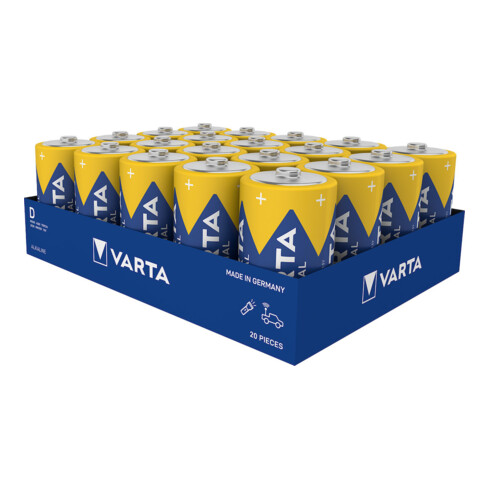 VARTA Batterie INDUSTRIAL PRO D boîte de 20 SK1