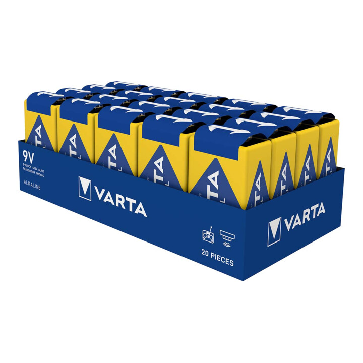 Varta Batterie industrielle E-Block, 6LR61, Al-Mn 4022 Ind. Stk.1