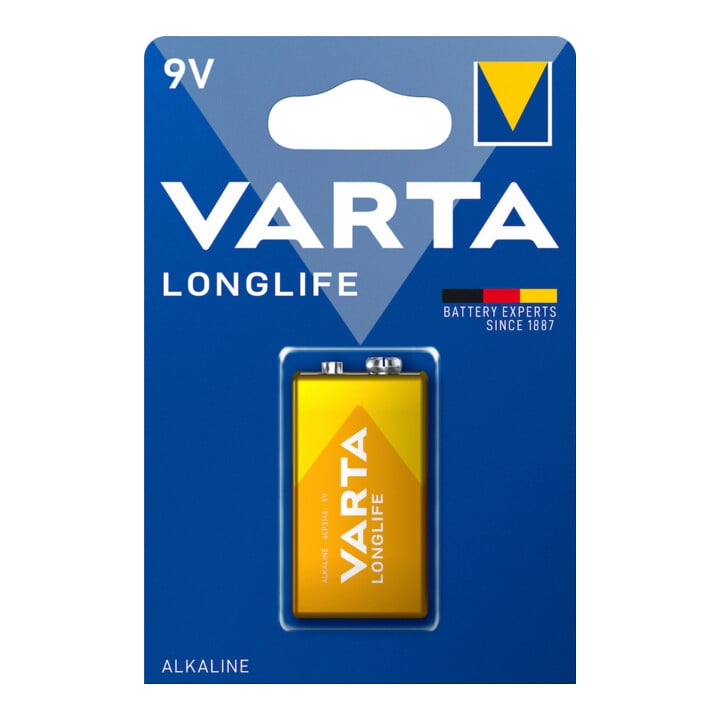 VARTA Batterie LONGLIFE 9V Bloc E, blister 1 pc.