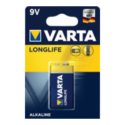 VARTA Batterie LONGLIFE 9V E-Block, 1-er Bli.