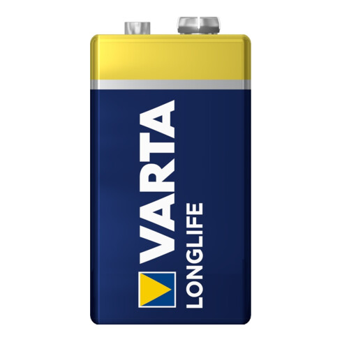 VARTA Batterie LONGLIFE 9V E-Block, 1-er Bli.