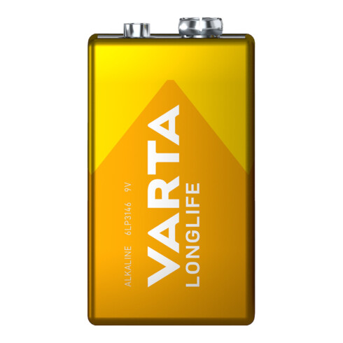 VARTA Batterie LONGLIFE 9V E-Block, 1-er Bli.