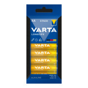 VARTA Batterie LONGLIFE AA, 8 pièces en blister-2