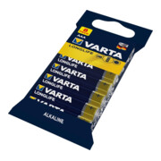 VARTA Batterie Longlife AAA, pack de 8 filmé