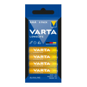 VARTA Batterie Longlife AAA, pack de 8 filmé-2