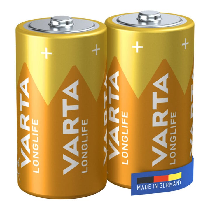 Varta Batterie LONGLIFE C 2 pcs Blister Alcaline