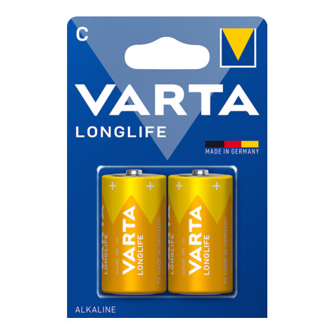 VARTA Batterie LONGLIFE C 2er Blister