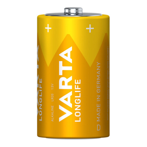 VARTA Batterie LONGLIFE D 2er Blister
