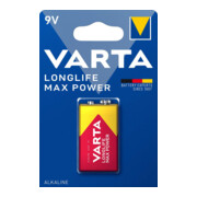 Varta Batterie Longlife Max Power E-Block, 6LR61, Al-Mn 4722 Bli.1