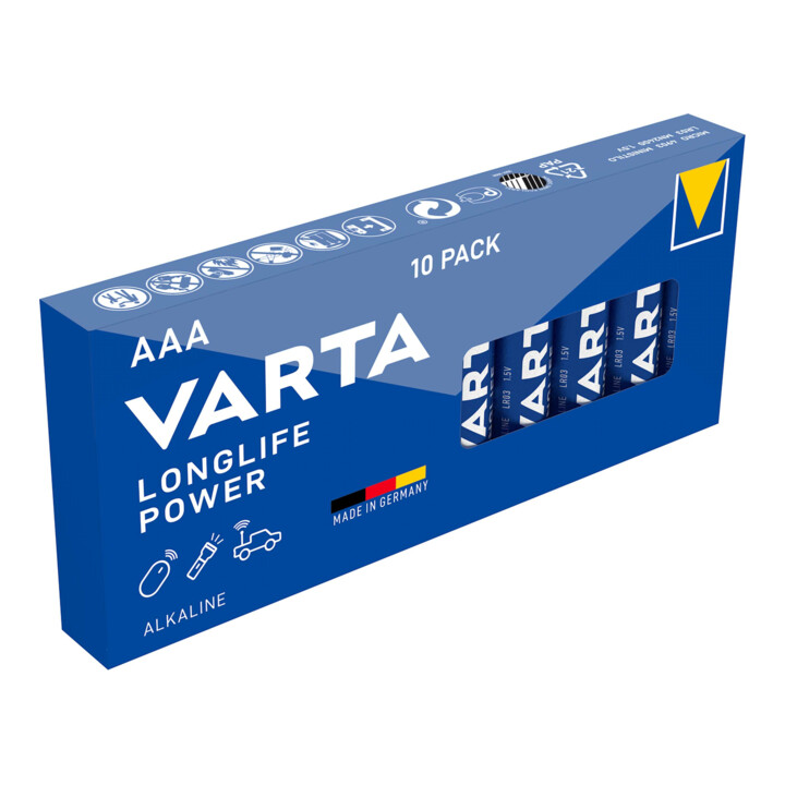 Varta Batterie Longlife Power AAA Micro, R3, Al-Mn 4903 Stk.1