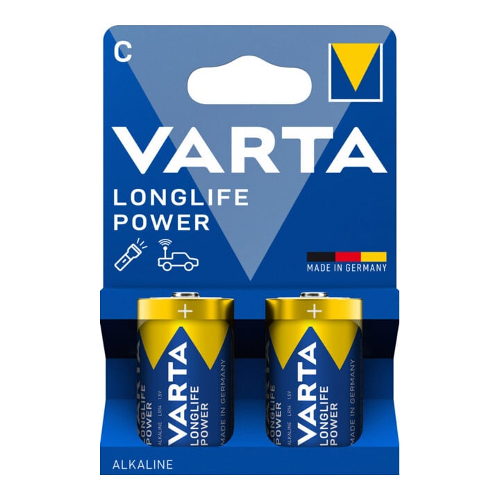 Varta Batterie LONGLIFE POWER C 2 pièces blister Alcaline