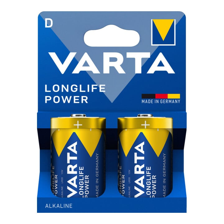 Varta Batterie LONGLIFE POWER D 2 blister alcaline