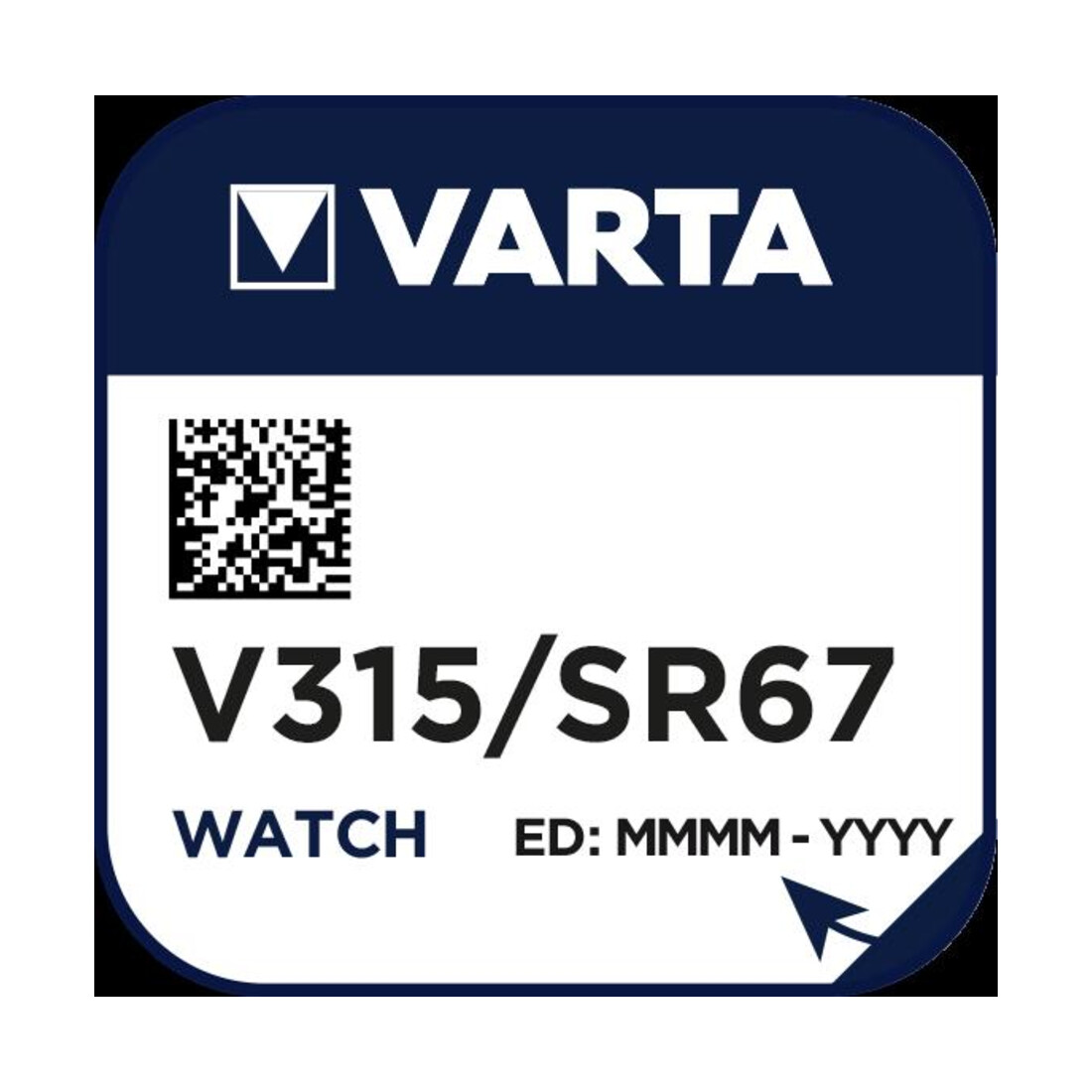 Varta Batterie montre 1,55 V/20 mAh/Argent V 315 Stk.1