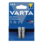 Varta Batterie Prof.Lithium 1,5 V AAA Micro 1100 mAh FR10G445 6103 2 St./Bl.