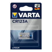 Varta Batterie Prof.Lithium 3 V CR123A 1480 mAh CR17345 6205 1 St./Bl.