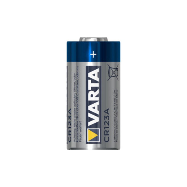 Varta Batterie Prof.Lithium 3 V CR123A 1480 mAh CR17345 6205 1 St./Bl.