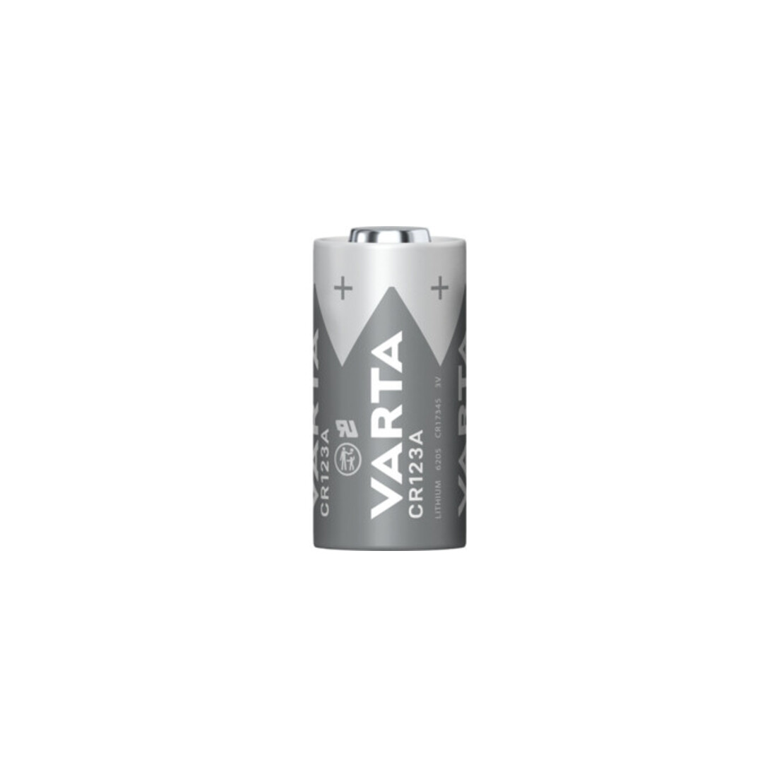 Varta Batterie Prof.Lithium 3 V CR123A 1480 mAh CR17345 6205 1 St./Bl.