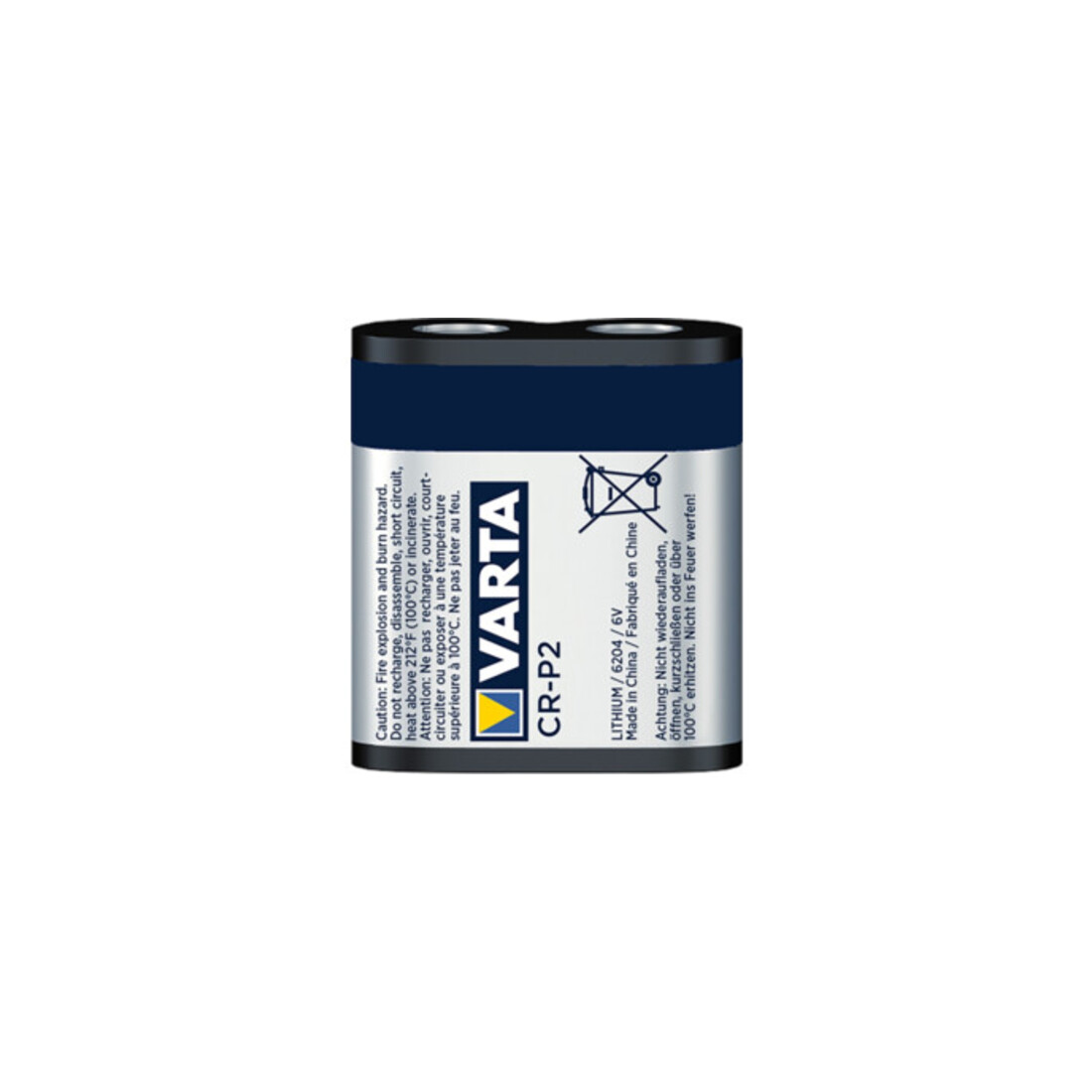 Varta Batterie Prof.Lithium 6 V CRP2 1450 mAh CR-P2 6204 1 St./Bl.
