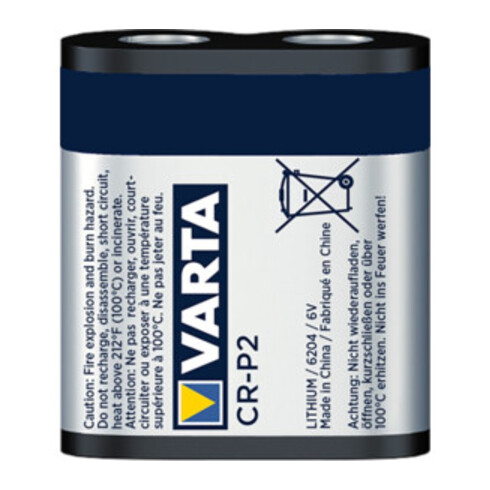 Varta Batterie Prof.Lithium 6 V CRP2 1450 mAh CR-P2 6204 1 St./Bl.