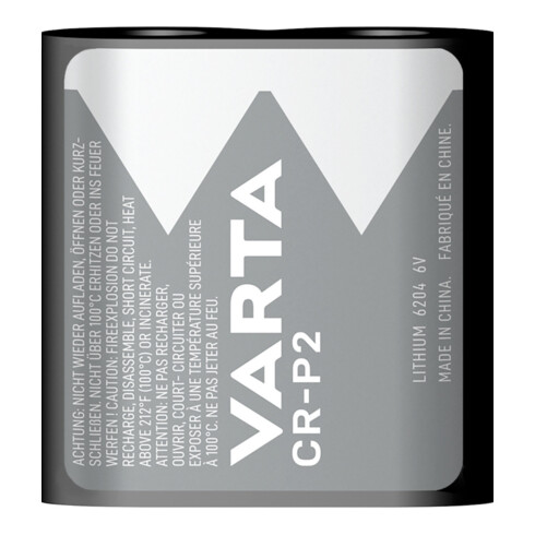 Varta Batterie Prof.Lithium 6 V CRP2 1450 mAh CR-P2 6204 1 St./Bl.